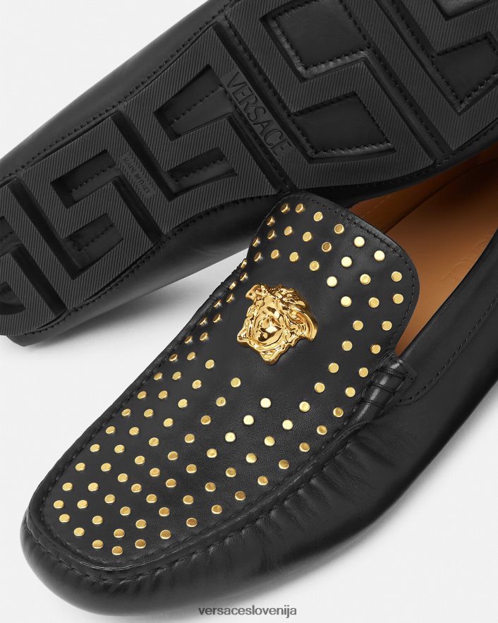 moški la medusa loaferji Versace Črna 20B20P1573 čevelj