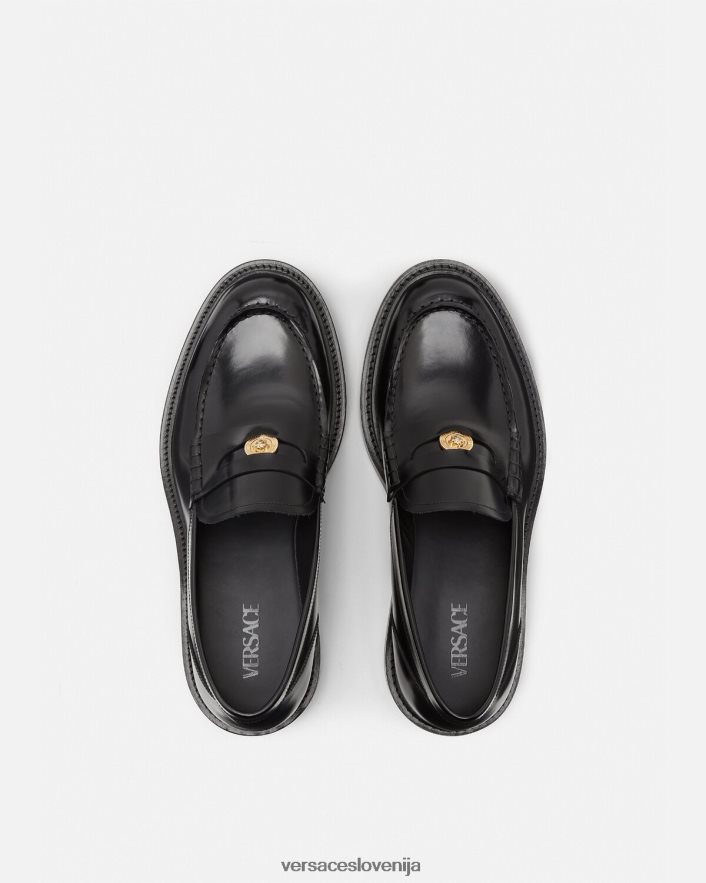 moški medusa loaferji Versace Črna 20B20P1570 čevelj