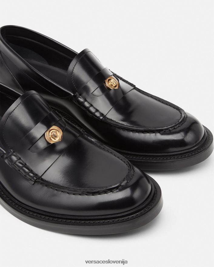 moški medusa loaferji Versace Črna 20B20P1570 čevelj