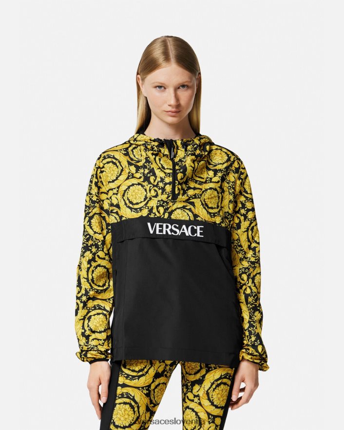 ženske barocco vetrovka Versace Črna 20B20P239 oblačila