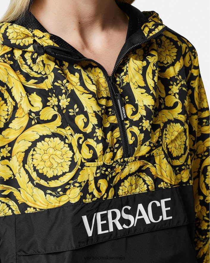 ženske barocco vetrovka Versace Črna 20B20P239 oblačila