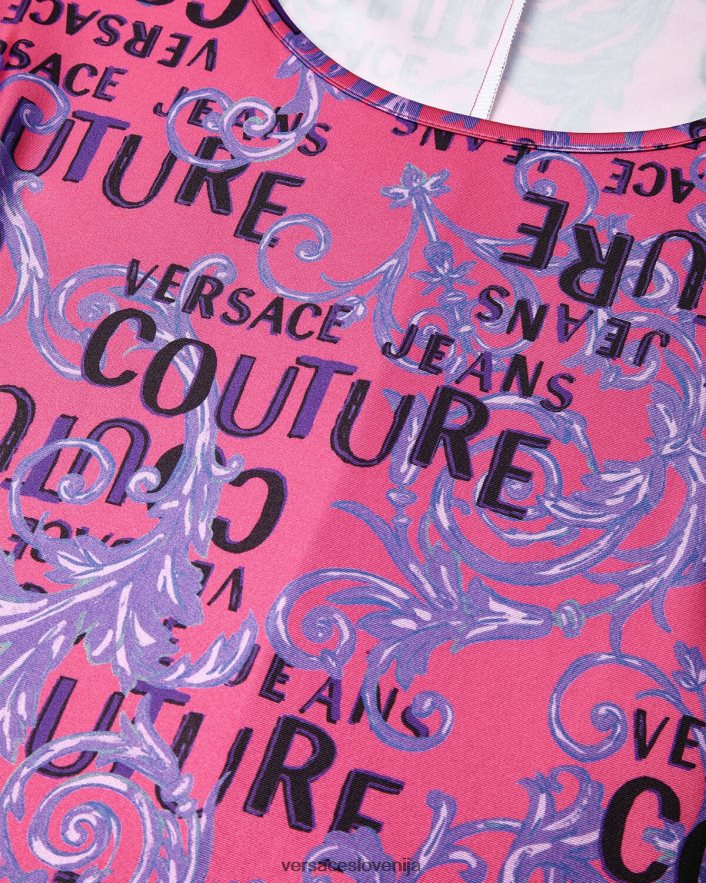 ženske logo couture bodi Versace fuksija 20B20P2212 oblačila